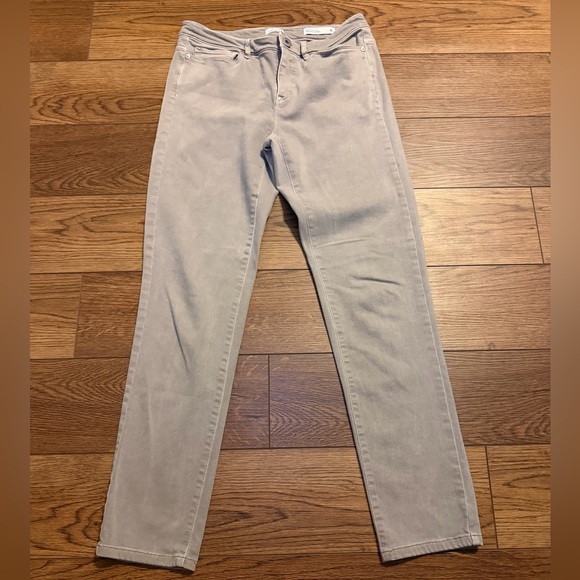 J. Jill Denim - J.Jill denim boyfriend straight-leg ankle jeans tan